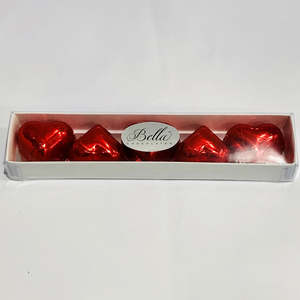 Add On Items: Milk Chocolate Foiled Heart Pack