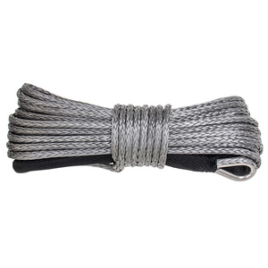 Products: Synthetic Winch Rope (EWB25000) - 25m x 14mm - Grey