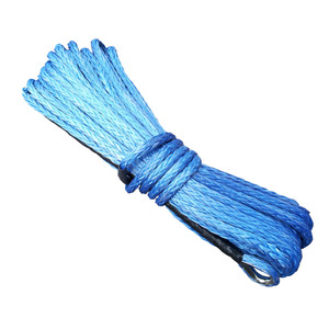 Products: Synthetic Winch Rope - 40m x 10mm - Blue