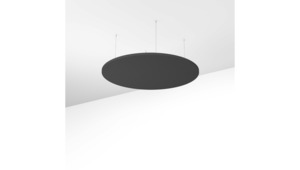 Specials 1: Round Acoustic Floating Ceiling Panels Black - Special