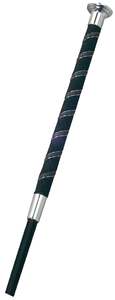 Fleck Soft Handle Dressage Whip, Black 120cm