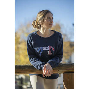 Sweater Hoodie Sale 40 Off: Penelope Chloe Sweatshirt - Navy & Grey