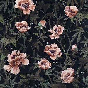 Peonia Velvet Midnight - Fabrics and Homewares at McKenzie House NZ