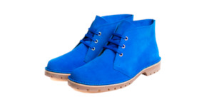 Womens Footwear: Sahara - Blue Suede -  Made to Order