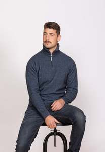 Noble Wilde Knitwear: Noble Wilde - Mt Tasman II - Neptune/Pumice