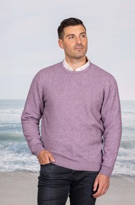 Noble Wilde Knitwear: Noble Wilde Men's Crew - Lilac or Peppermint