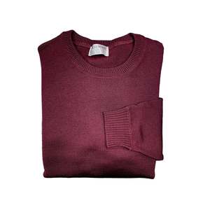 Silverdale - Coverstitch Crew Pullover - Plum