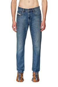 Diesel: Diesel D-Strukt Jeans - Mid Wash / 2 Lengths