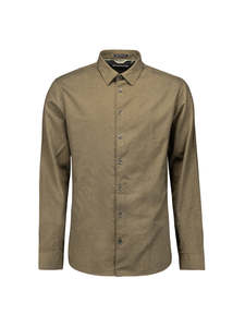 No Excess - Twill Shirt - Khaki
