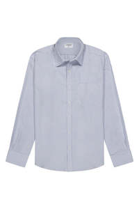Cambridge Clothing: Cambridge - Edmund Stripe Shirt - Blue/White