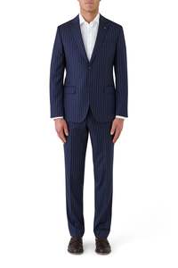Cambridge - Morse/Interceptor Suit - Navy/White Pinstripe