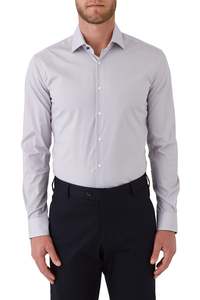 Cambridge Clothing: Gibson - Motion Shirt - Mauve Mini Print