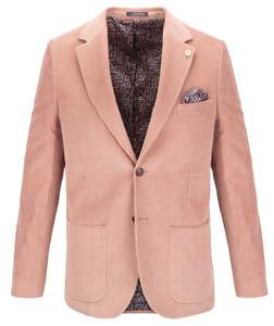 Clearance Collection: Guide London - Pink Corduroy Blazer