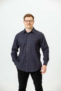 Lichfield - Double Pocket Vonella Shirt- Brown Check