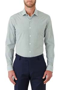 Gibson Clothing: Gibson - Motion Striped Shirt - Black or Green