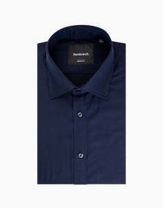 Rembrandt - Barbican Shirt - Navy Jacquard