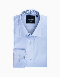 Rembrandt - Barbican Shirt - Light Blue Dots