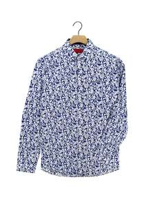 R F Scott: R. F. Scott - Fielding Shirt -Blueberry Floral