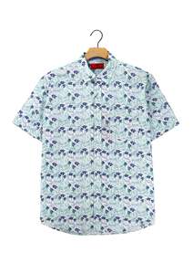 R. F. Scott - Fields Short Sleeved Shirt - Maritime