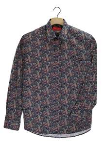 R F Scott: R.F. Scott - Fielding Shirts - Rainforest Paisley