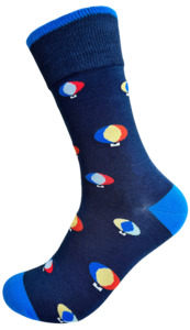 Designer Textiles - Cotton/Bamboo Socks - Hot Air Balloon