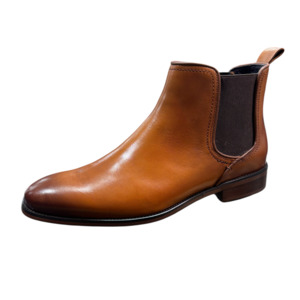 Footwear: Rembrandt - Chamonix Leather Ankle Boot - Chocolate
