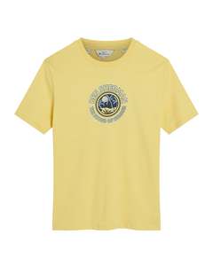 Tees Sweatshirts And Casual Tops: Ben Sherman - The Sound Of Summer Tee - Corn