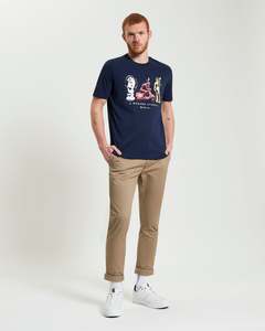 Tees Sweatshirts And Casual Tops: Ben Sherman - Statue Tee - Dark Navy
