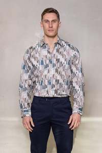 Cutler Co: Cutler & Co - Blake Shirt - Mineral Mosaic