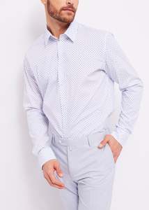 50 Shirts: Gaudi - Camica Collo Italiano Shirt - Blue/White