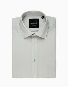 Rembrandt - Sinatra Shirt - Light Green Circle Micro
