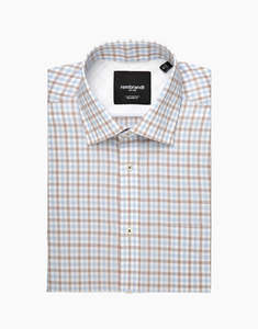 Rembrandt - Sinatra Shirt - Blue & Brown Check