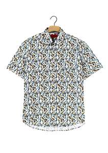 R.F. Scott - Fields Short Sleeved Shirt - Nectar