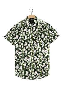 Shirts: Cutler & Co - Brody Short Sleeved Shirt - Clover