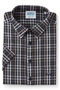Shirts: Aertex - Taunton Polo - White Check or Navy Check