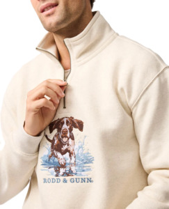 Tees Sweatshirts And Casual Tops: Rodd & Gunn - Gunner's Track Sweat - Navy or Oat