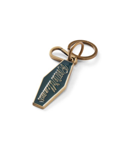 R. M. Williams - Rope Logo Enamel Keyring - Pine