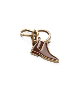 R M Williams: R. M. Williams - Boot Enamel Keyring - Chestnut