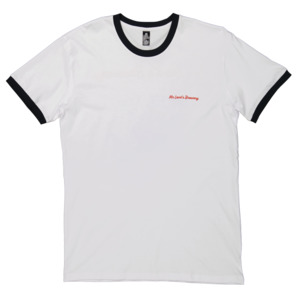 Full Range: Chill Man Ringer Tee- White/Navy