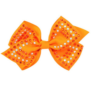 Hairclip - Bow 16cm ( Orange)