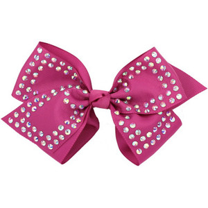 Hairclip - Bow 16cm (Fuschia AB)