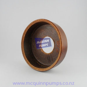 Leather Cups Bucket Washers – McQuinn Pumps: 2 3/4 inch Leather Plunger Cup – Each