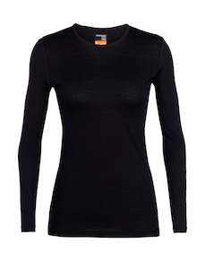 Base Layers: Icebreaker Merino 200 Oasis LS Crewe - Women's