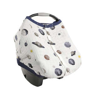 Muslin Car Seat Canopy - Planetary