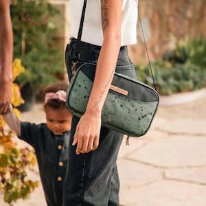 Nappy Bags: Companion Diaper Clutch in Olive Ink