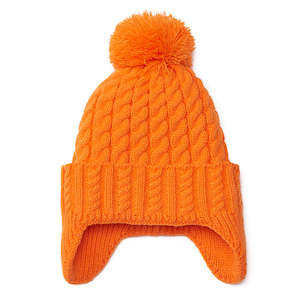 Clearance: 3LM Kid's Winter Beanie - Orange