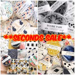 Clearance: **SECONDS** ECO-BAMBOO NURSING PADS - Multi Mixed