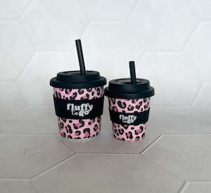 Cups: Fluffy To Go - Leopard Print