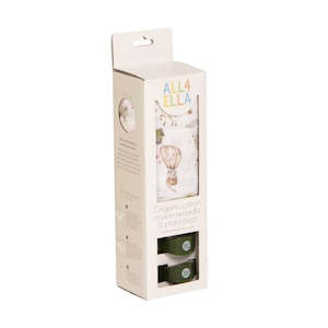Swaddles: Muslin & 2 Pram Peg Box Set - Monkey Carnival - All4Ella