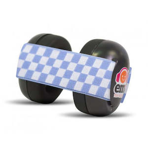 On The Go: EarMuffs - Black w Blue Band